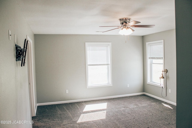 138 Stonegate Ave, Linn, MO 65051 - carpeted spare room with ceiling fan and baseboards