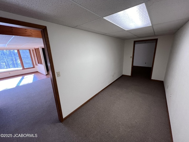 2362 County Road 4032, Holts Summit, MO 65043 - empty room with carpet and a drop ceiling