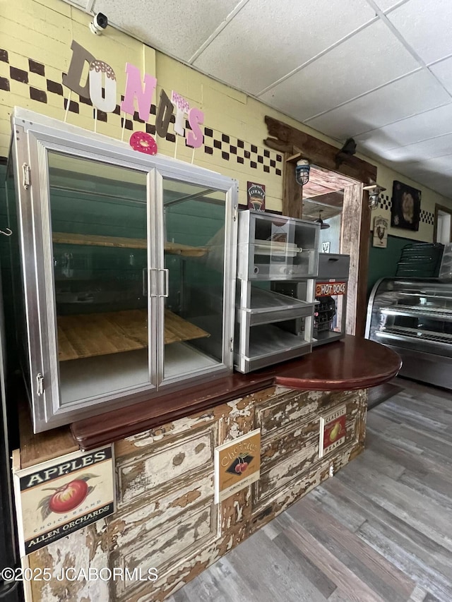 106 S Main St, Chamois, MO 65024 - kitchen featuring wood finished floors