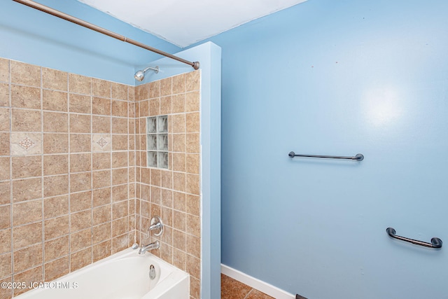 362 Vanhorn Rd, Holts Summit, MO 65043 - bathroom featuring shower / bath combination and tile patterned floors