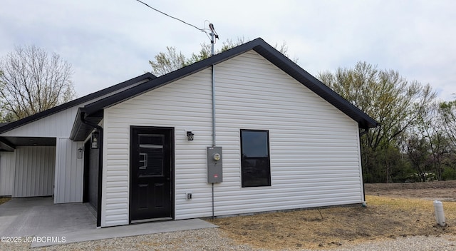 view of front of home