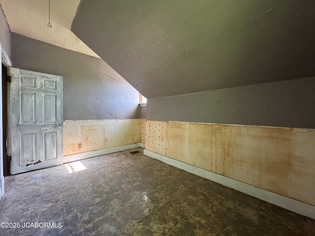204 Havana St, Jefferson City, MO 65109 - additional living space featuring lofted ceiling and baseboards