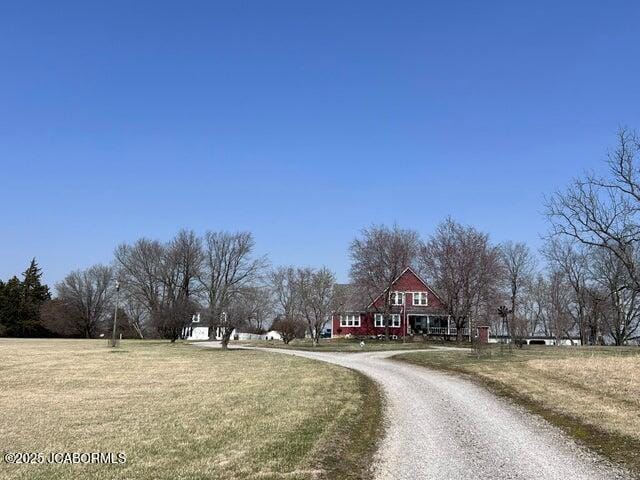 view of dirt / gravel road
