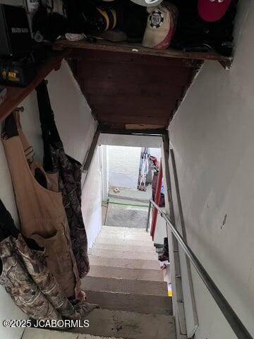 view of stairs