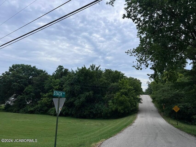 view of road