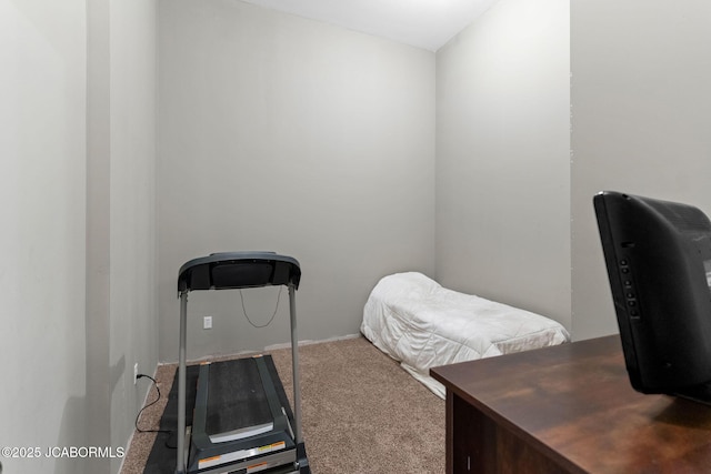 view of carpeted office