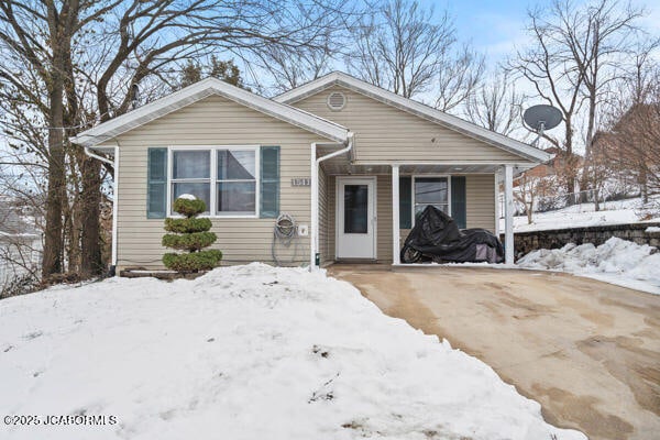 view of bungalow-style house