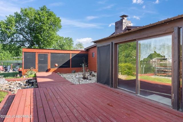 24671 Gardner Rd, Versailles, MO 65084 - view of wooden terrace