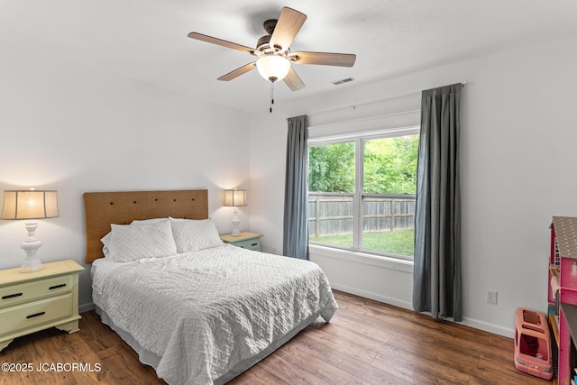 109 Redtail Dr, Ashland, MO 65010 - bedroom featuring wood finished floors and ceiling fan