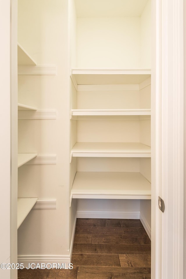 view of pantry