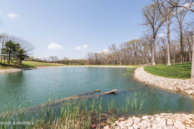 property view of water