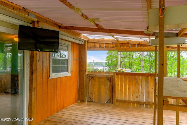 view of deck