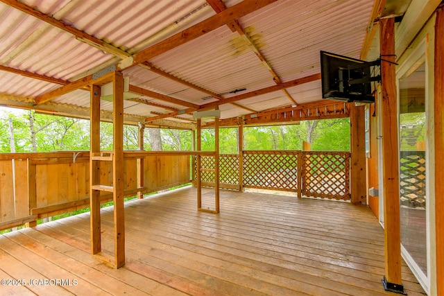 view of deck
