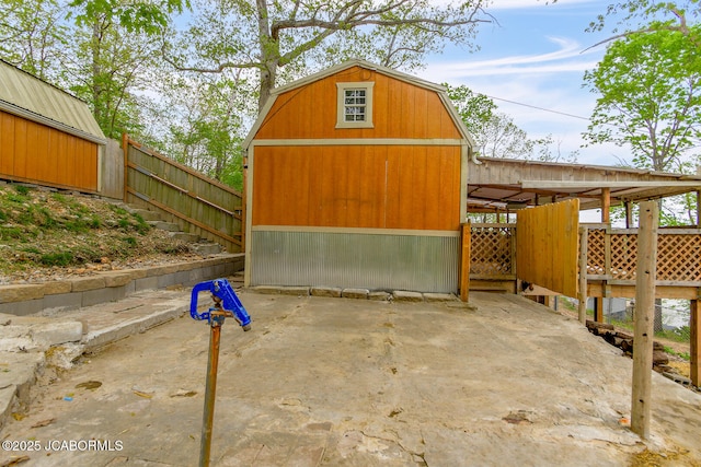 26792 Boone Rd, Barnett, MO 65011 - view of outbuilding with fence and an outbuilding