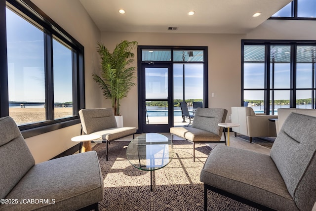 100 Blue Heron Hill Ln Unit 103, Lake Ozark, MO 65049 - community lobby featuring recessed lighting and a water view