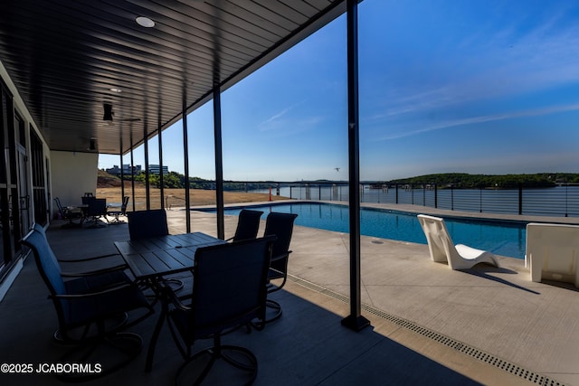100 Blue Heron Hill Ln Unit 103, Lake Ozark, MO 65049 - view of patio / terrace featuring outdoor dining area