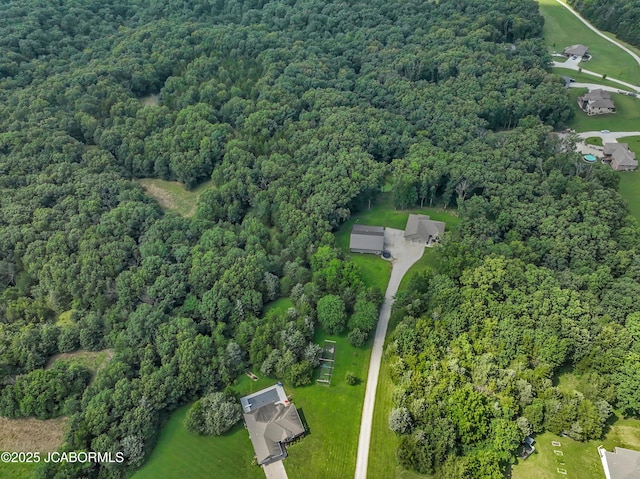 11169 Ridge Fork Dr, Holts Summit, MO 65043 - view of property location with a forest
