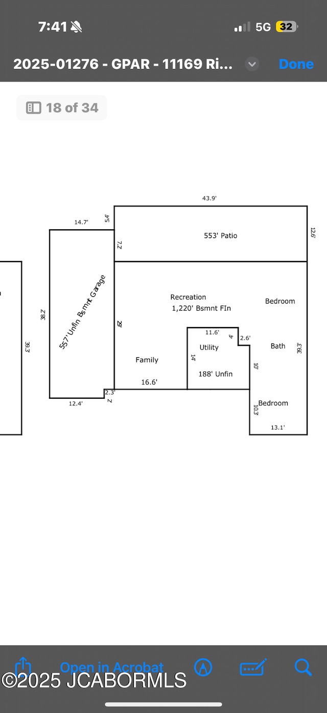 11169 Ridge Fork Dr, Holts Summit, MO 65043 - view of property floor plan