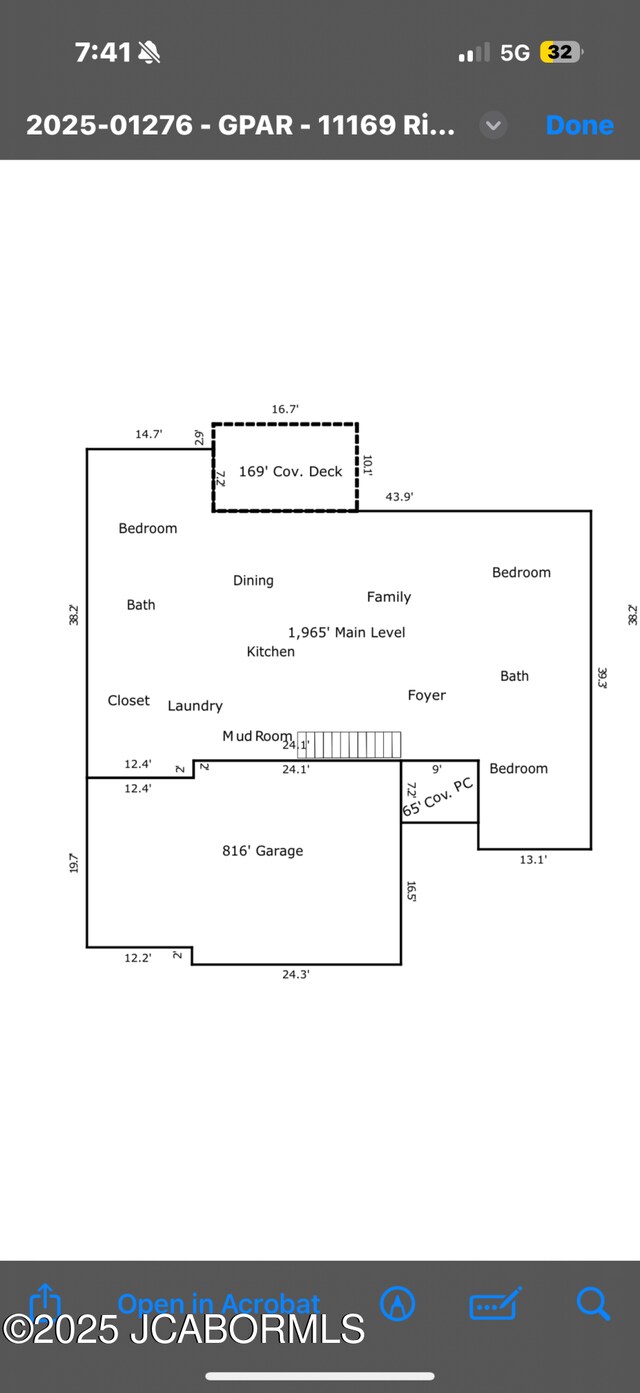 11169 Ridge Fork Dr, Holts Summit, MO 65043 - view of room layout