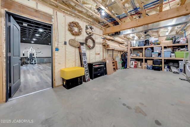 11169 Ridge Fork Dr, Holts Summit, MO 65043 - view of unfinished below grade area