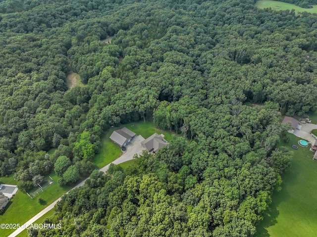 11169 Ridge Fork Dr, Holts Summit, MO 65043 - view of property location featuring a heavily wooded area