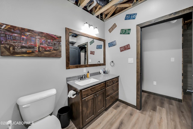 11169 Ridge Fork Dr, Holts Summit, MO 65043 - bathroom with vanity and wood finished floors