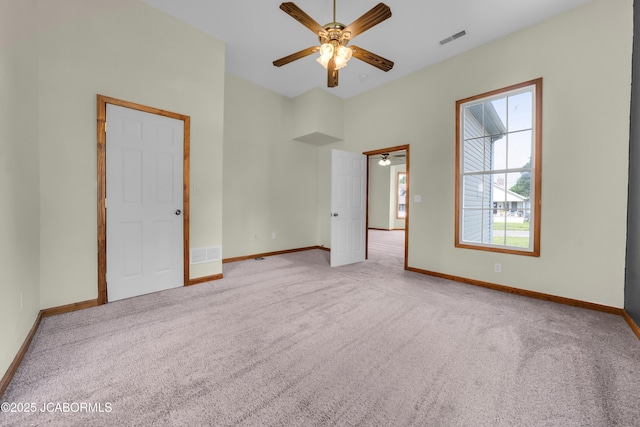 822 Center St, Fulton, MO 65251 - unfurnished bedroom with carpet floors and a ceiling fan