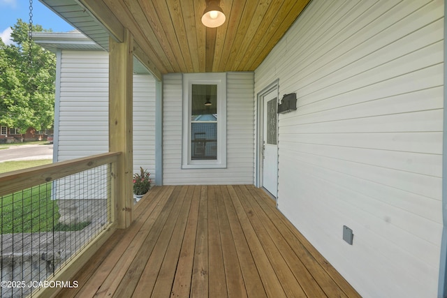 822 Center St, Fulton, MO 65251 - view of wooden deck