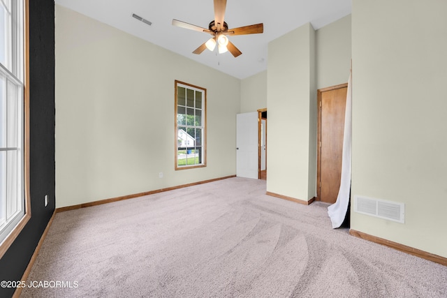 822 Center St, Fulton, MO 65251 - unfurnished bedroom with carpet and a ceiling fan