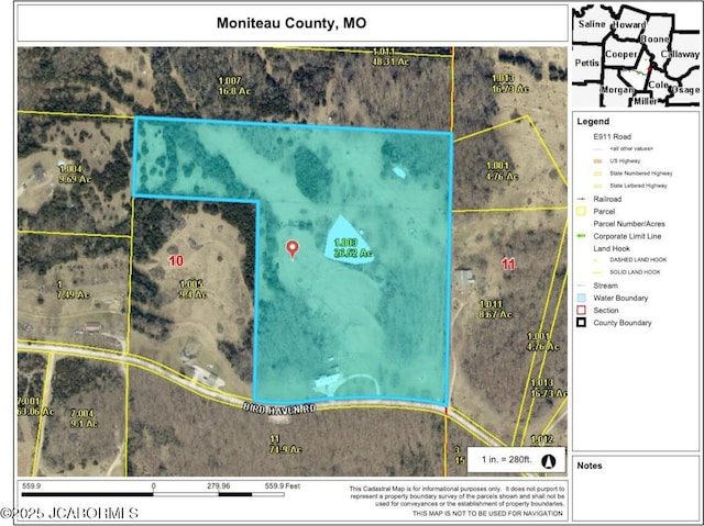 53036 Bird Haven Rd, Centertown, MO 65023 - aerial map of property and surrounding area