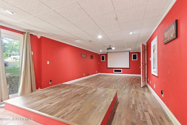 907 Primrose Ln, Jefferson City, MO 65109 - home theater featuring wood finished floors and recessed lighting