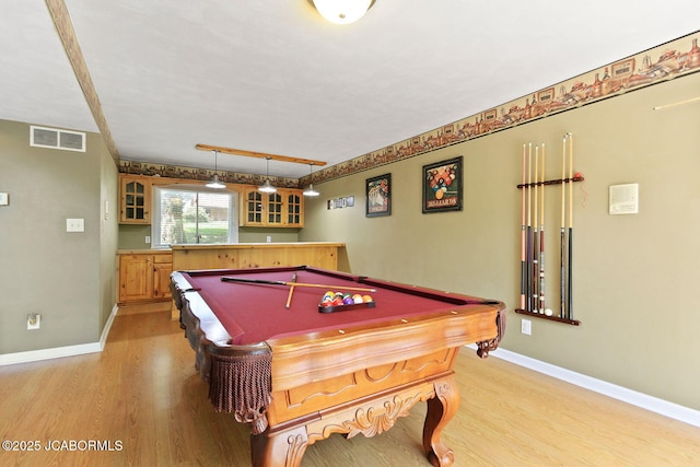 907 Primrose Ln, Jefferson City, MO 65109 - playroom with light wood-type flooring and billiards table