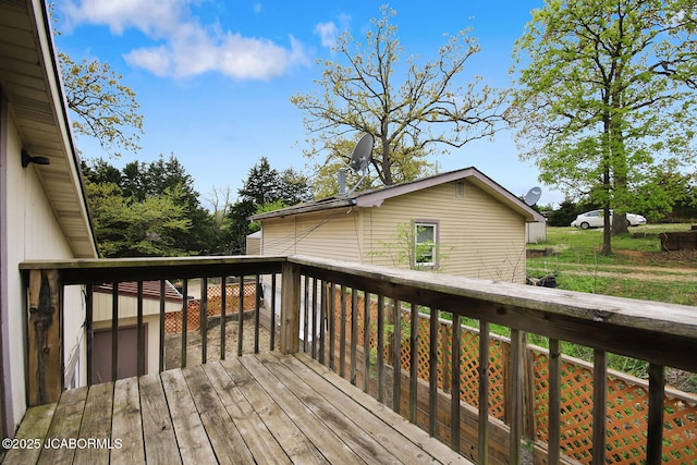 view of deck