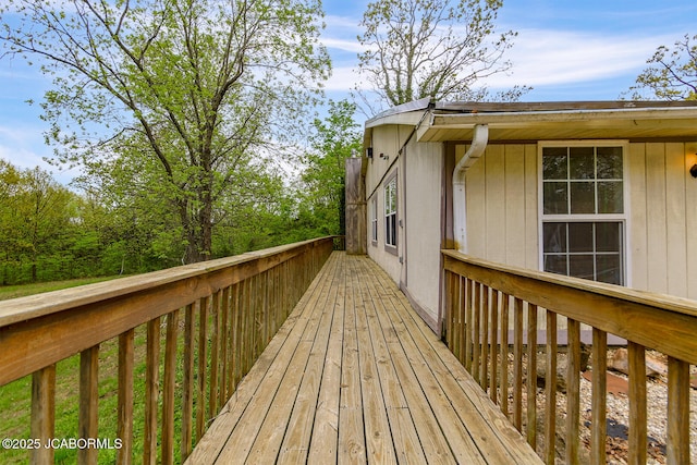 view of deck