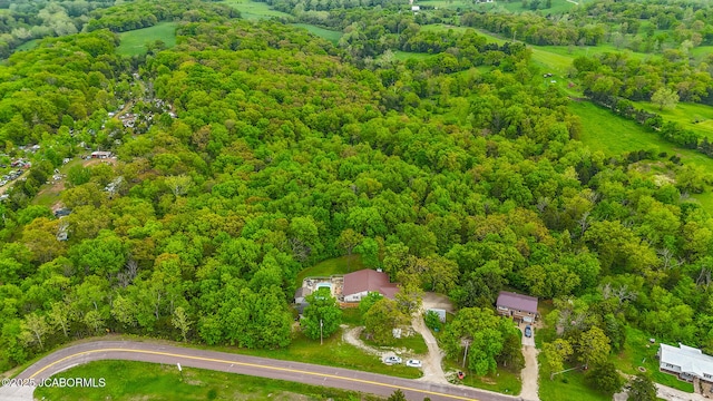 7519 Stringtown Station Rd, Lohman, MO 65053 - aerial view of a heavily wooded area