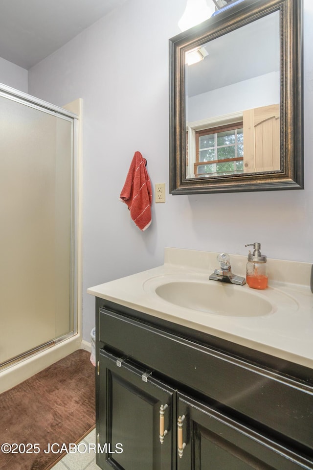 3609 Shamrock Rd, Jefferson City, MO 65101 - full bath with vanity and a stall shower