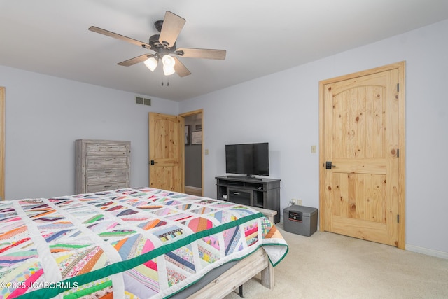 3609 Shamrock Rd, Jefferson City, MO 65101 - bedroom featuring carpet flooring and ceiling fan