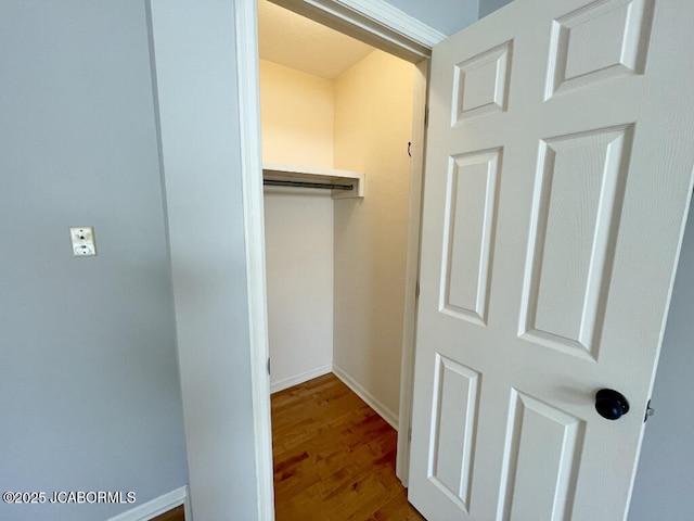 view of closet