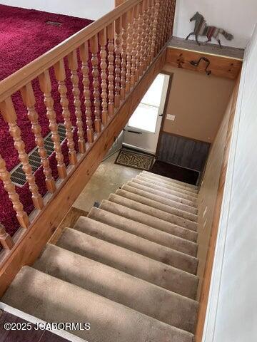 view of stairs