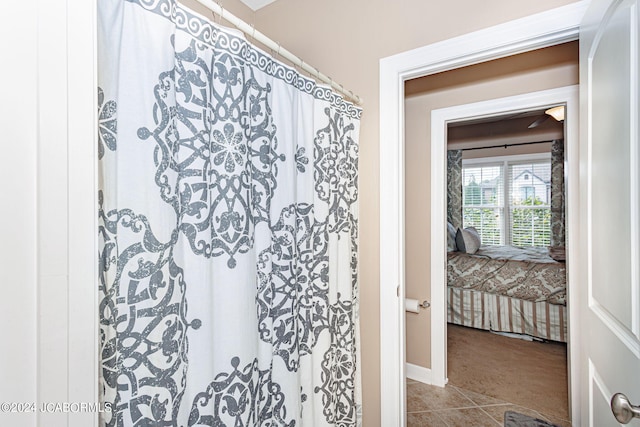 bathroom featuring tile patterned floors