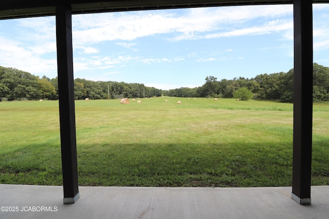 8596 County Rd 146, Williamsburg, MO 63388 - view of yard featuring a patio and a rural view
