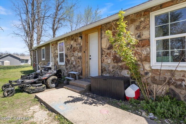 97 Stoddard Rd, Olean, MO 65064 - property entrance featuring stone siding