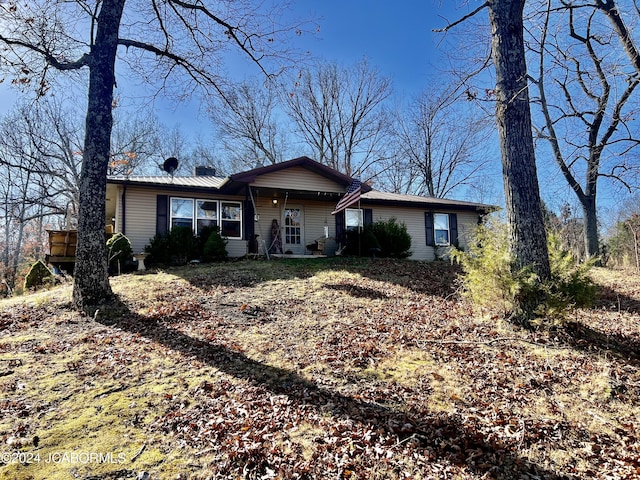 view of ranch-style home