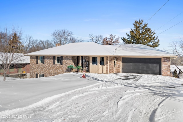 ranch-style house with a garage