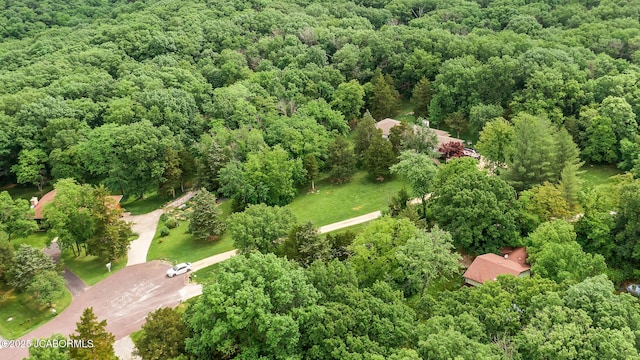 4300 W E Ridge Rd, Columbia, MO 65202 - aerial view of property's location featuring a forest
