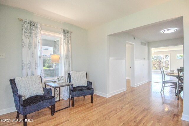 12271 County Road 4037, Holts Summit, MO 65043 - sitting room featuring light wood-style flooring and baseboards