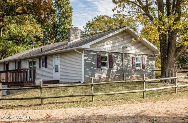 view of ranch-style house