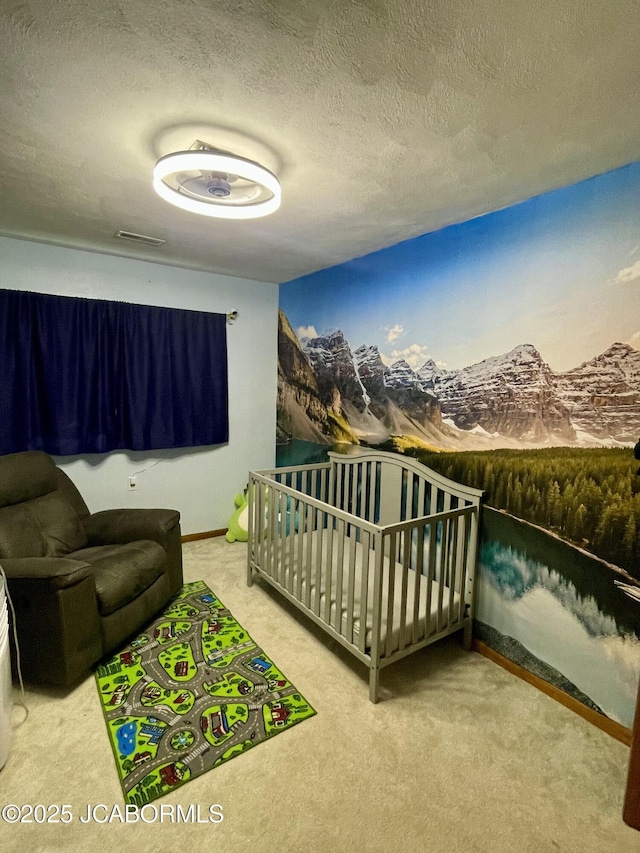 508 S Poplar St, Chamois, MO 65024 - carpeted bedroom featuring baseboards and a textured ceiling