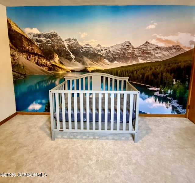 508 S Poplar St, Chamois, MO 65024 - carpeted bedroom with a view of trees and a water and mountain view