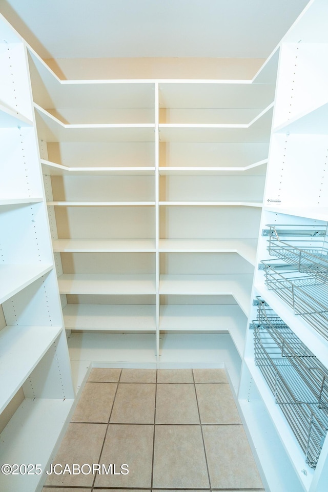view of storage area